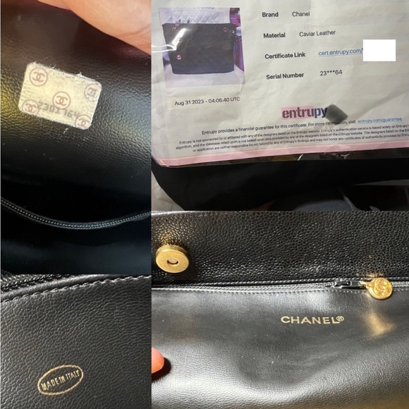 Authentic CHANEL Caviar chain black Tote - Picture 17 of 17